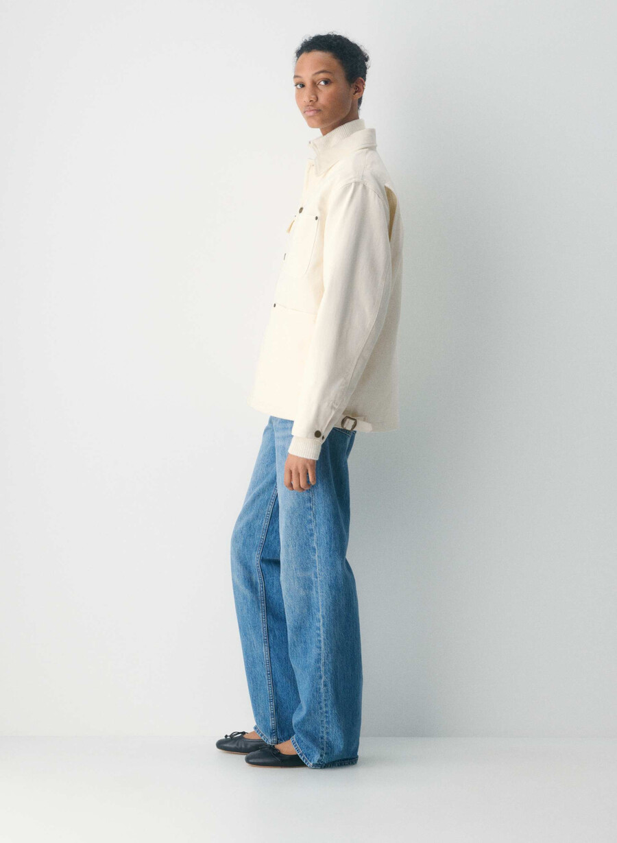 barnett chore jacket vintg light birch
