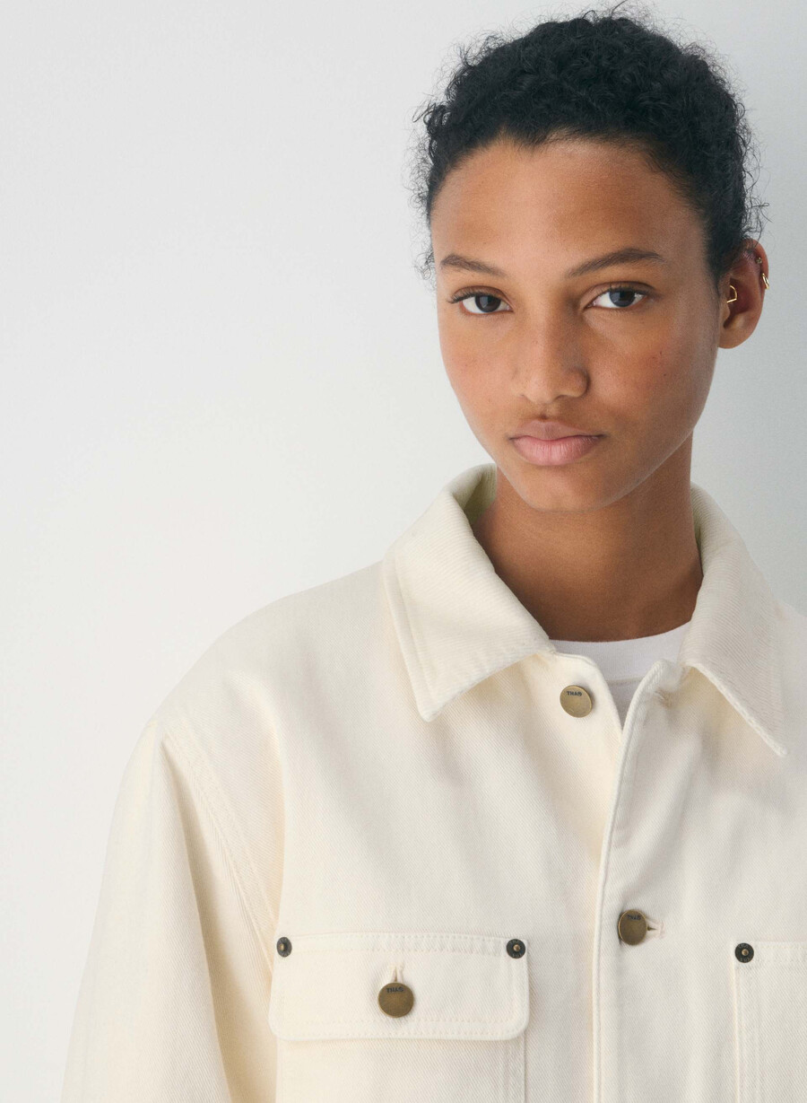 barnett chore jacket vintg light birch