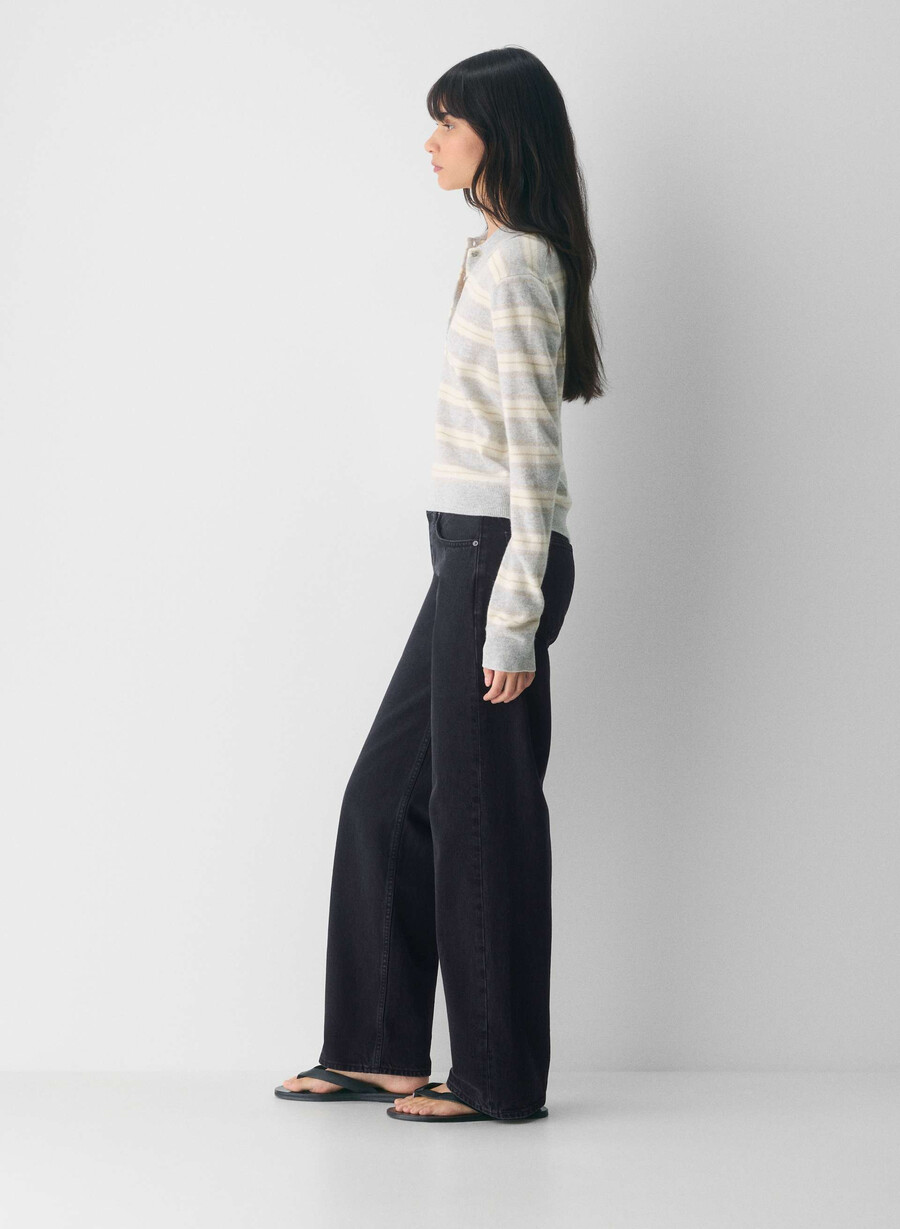 bare cashmere provenance polo longsleeve h chrome light birc