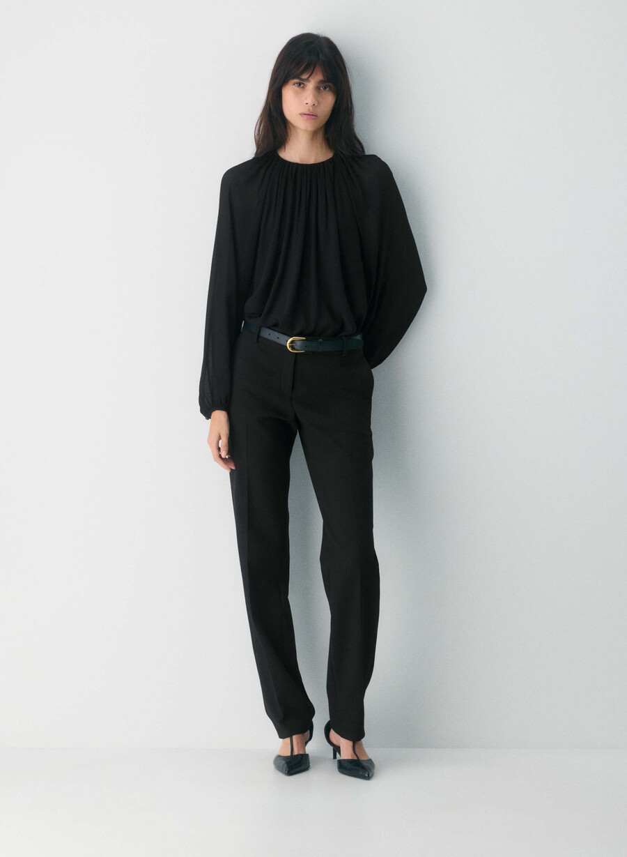 monet blouse black