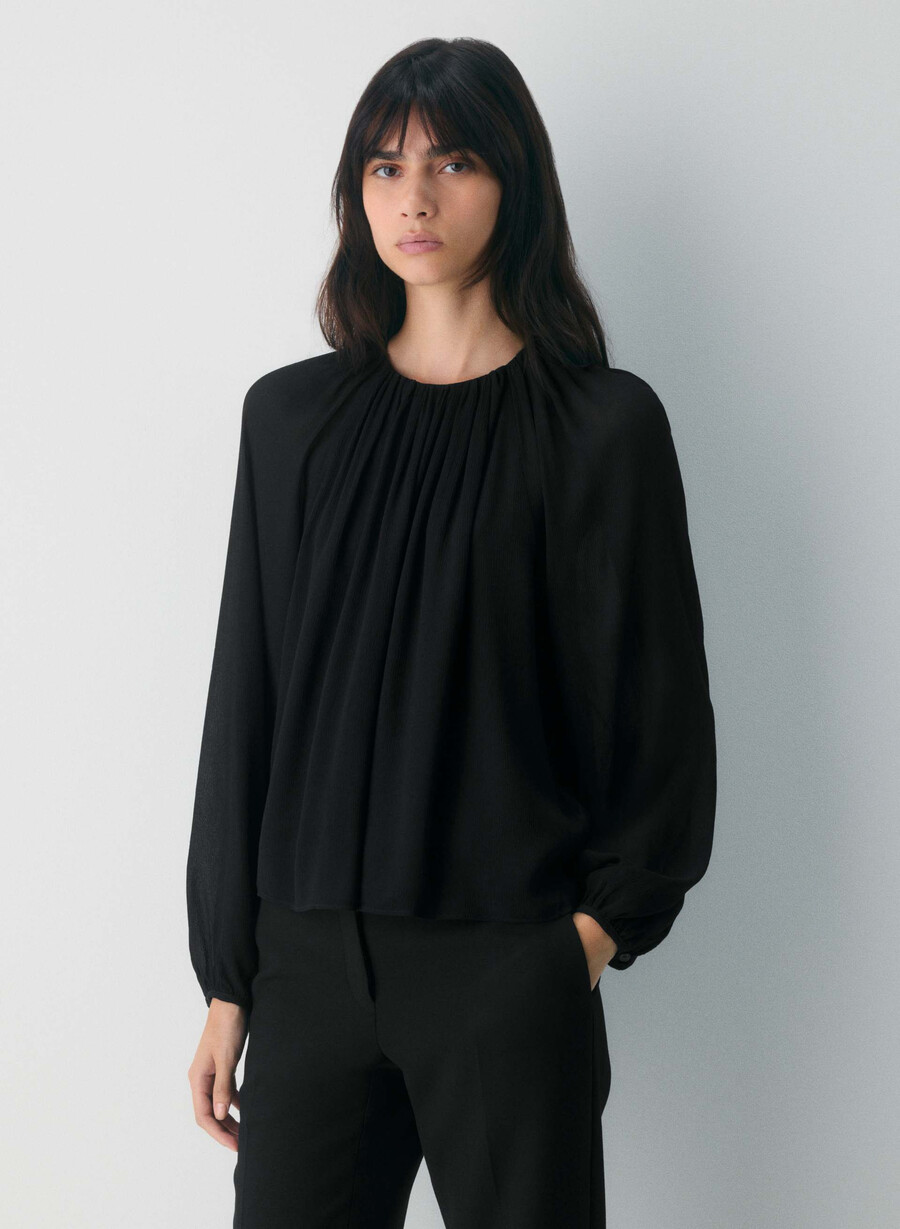 monet blouse black