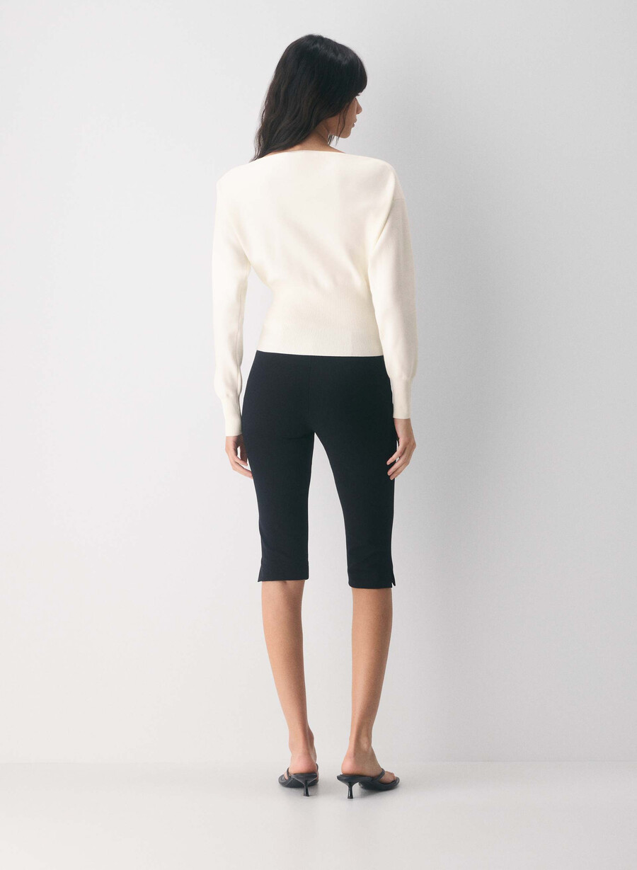 crescendo sweater - wonder yarn light birch