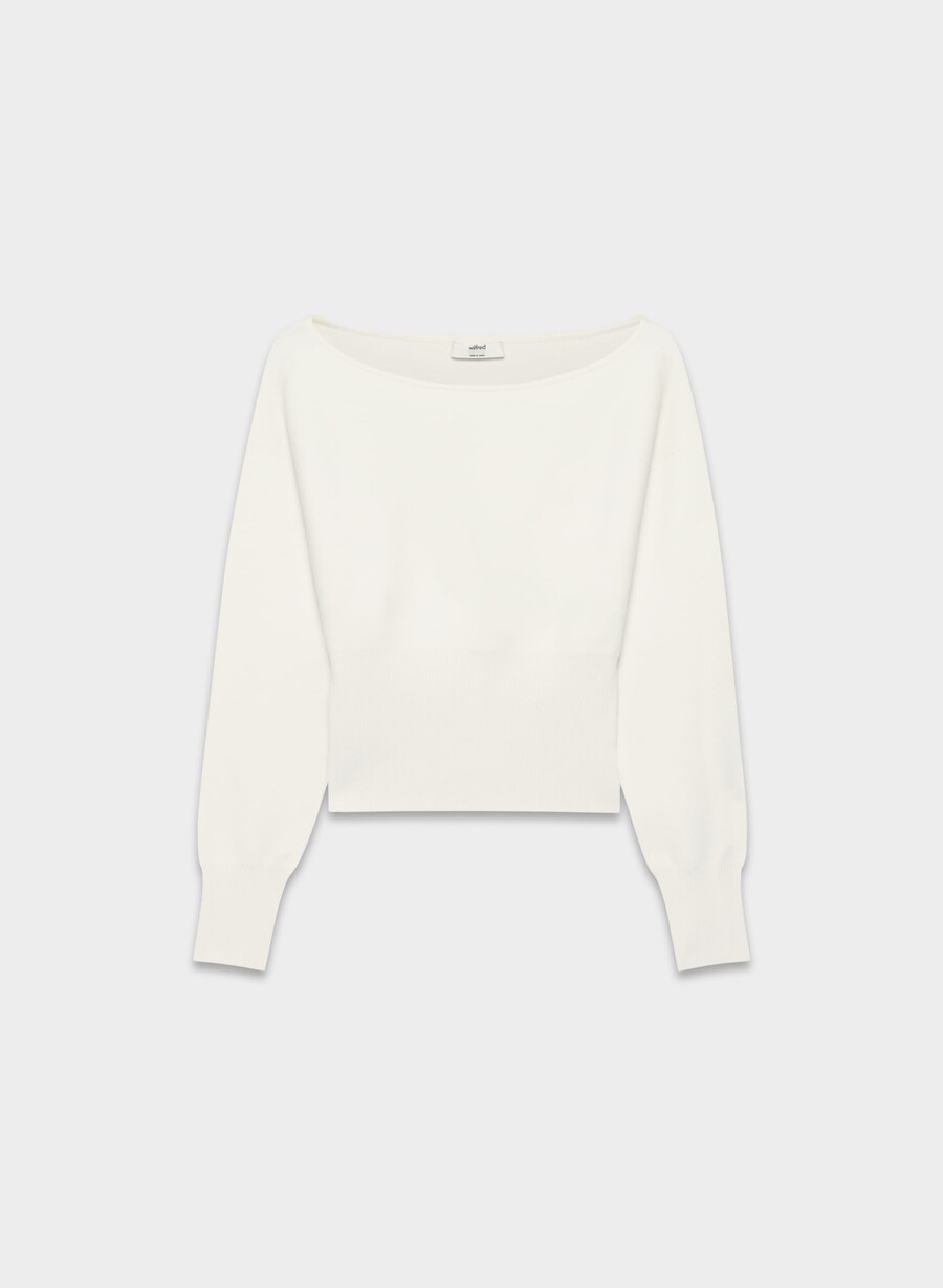 crescendo sweater - wonder yarn light birch