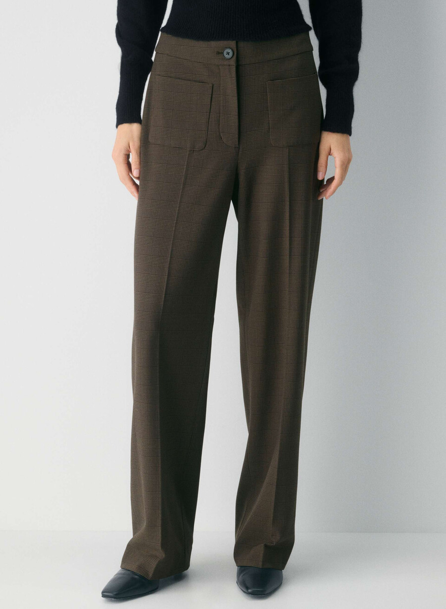 tailor pant - twill merle chk cl tph chr