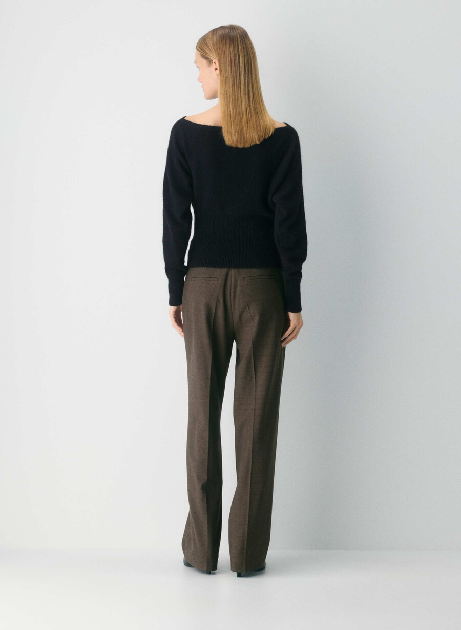 tailor pant - twill merle chk cl tph chr