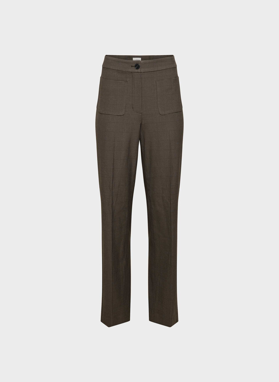 tailor pant - twill merle chk cl tph chr