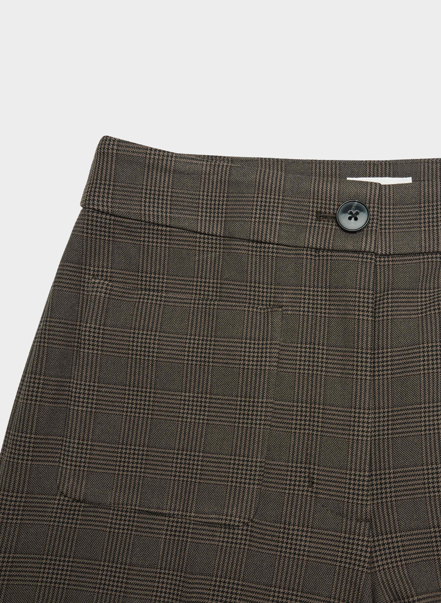 tailor pant - twill merle chk cl tph chr