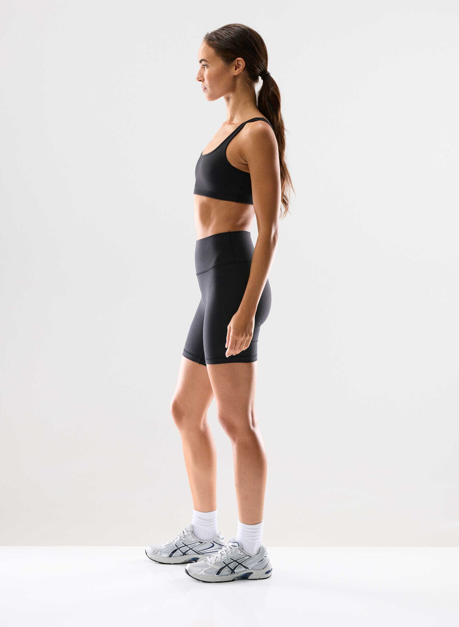 life rib mini bra top black