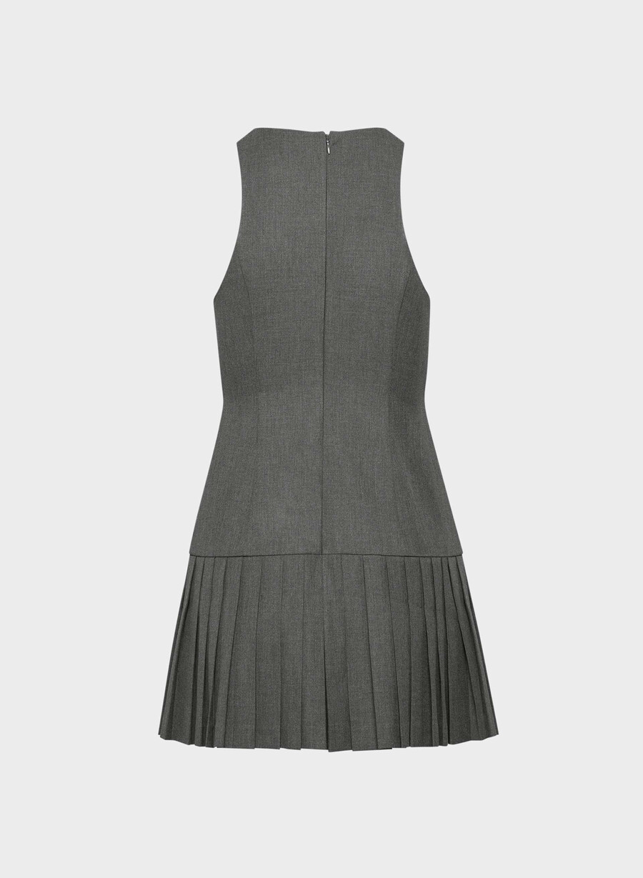 bridle dress heather charcoal
