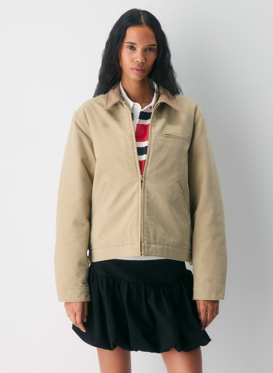 barkley hip workwear jacket tan khaki