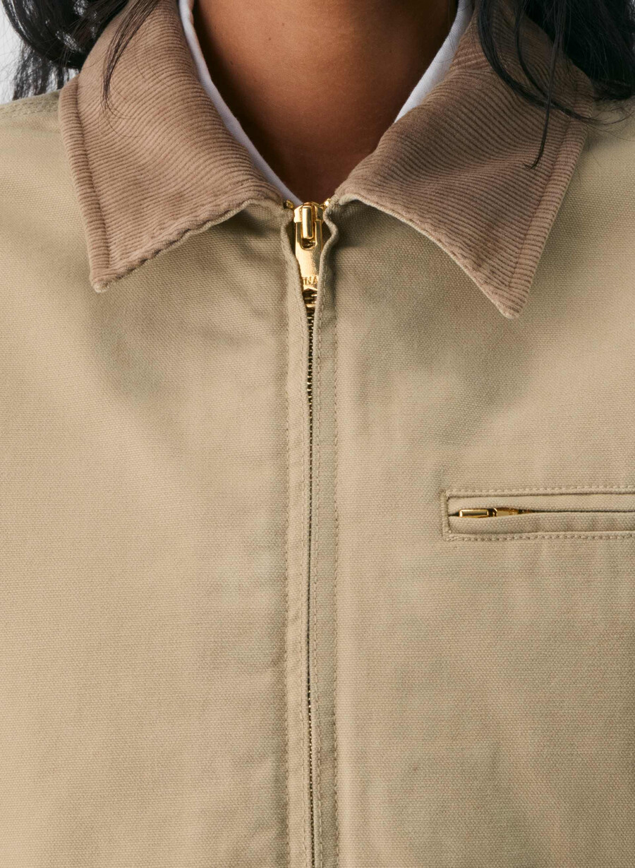 barkley hip workwear jacket tan khaki