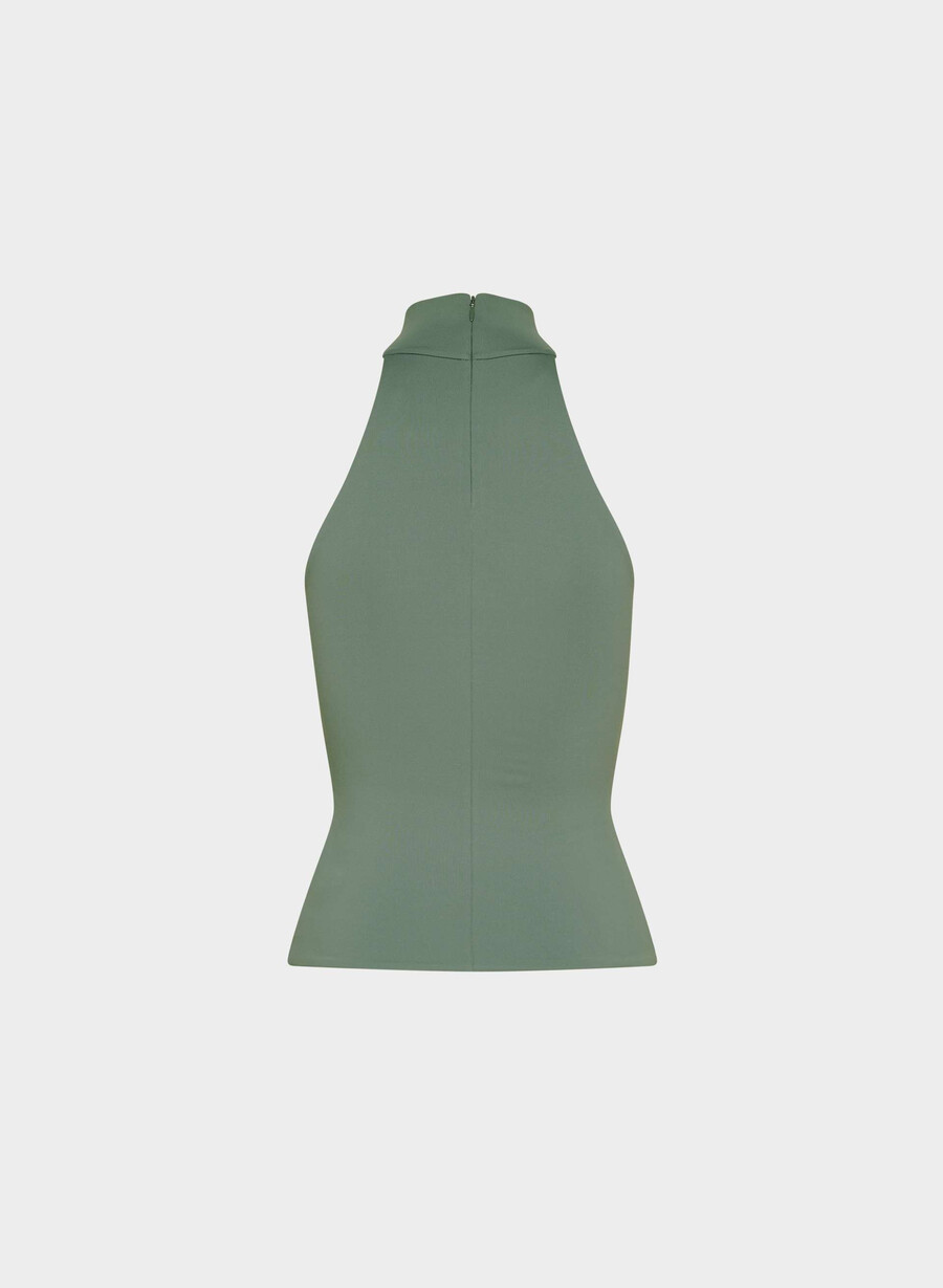 original contour lychee halter top cello brown