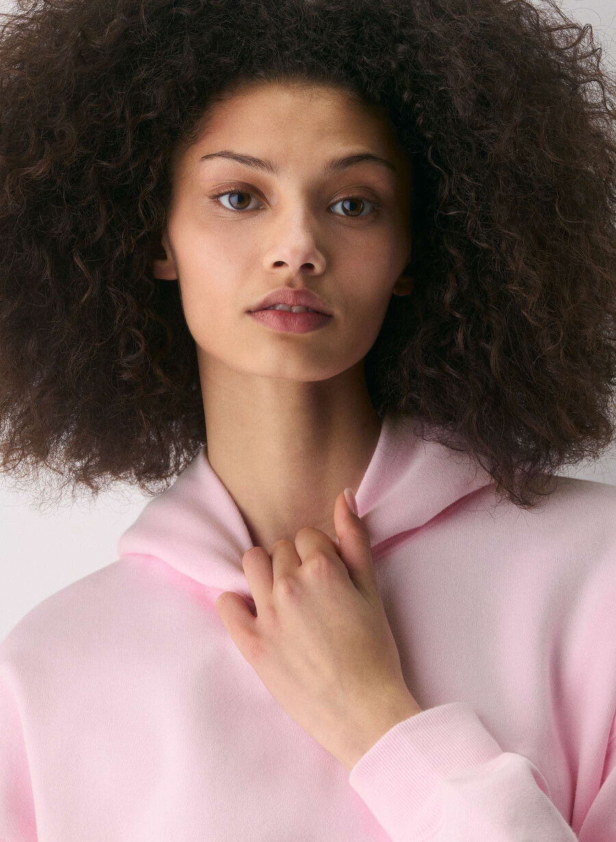 cozy sweatfleece mega hoodie villa pink