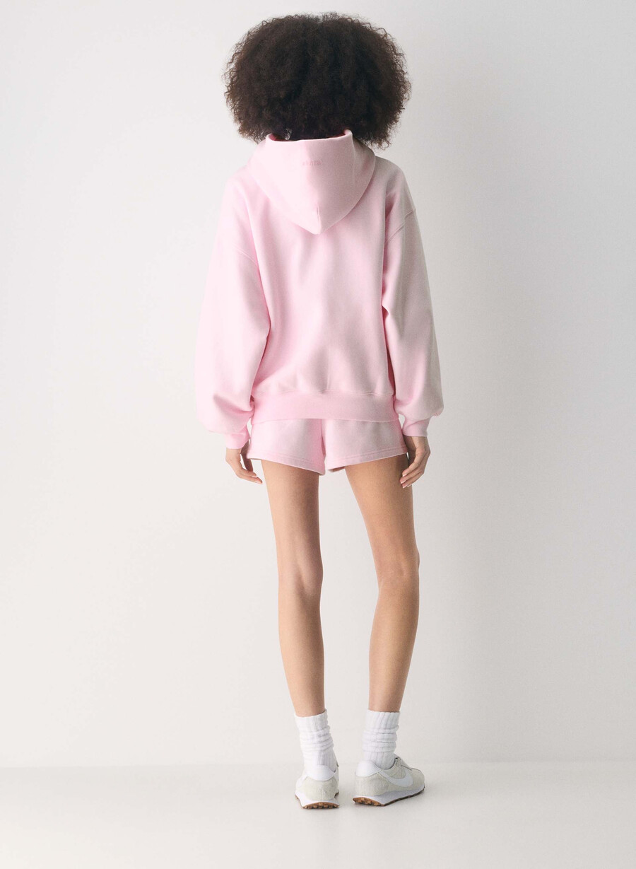 cozy sweatfleece mega hoodie villa pink