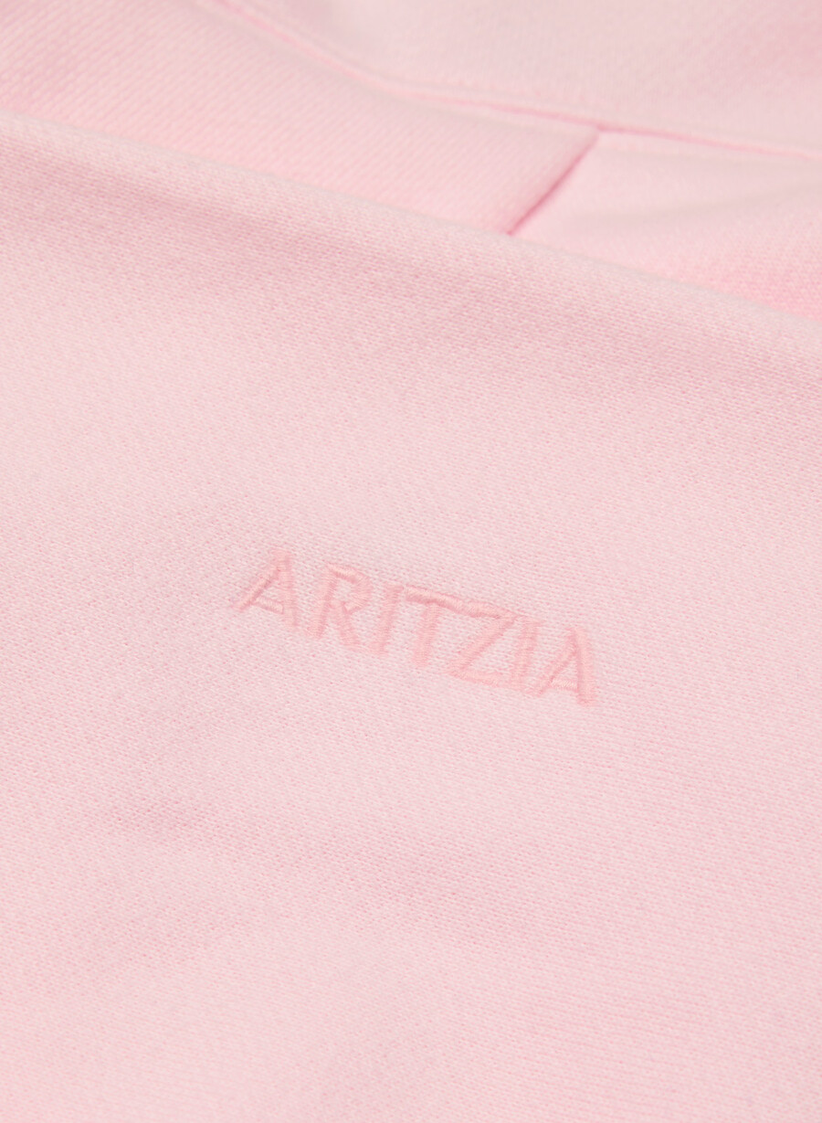 cozy sweatfleece mega hoodie villa pink