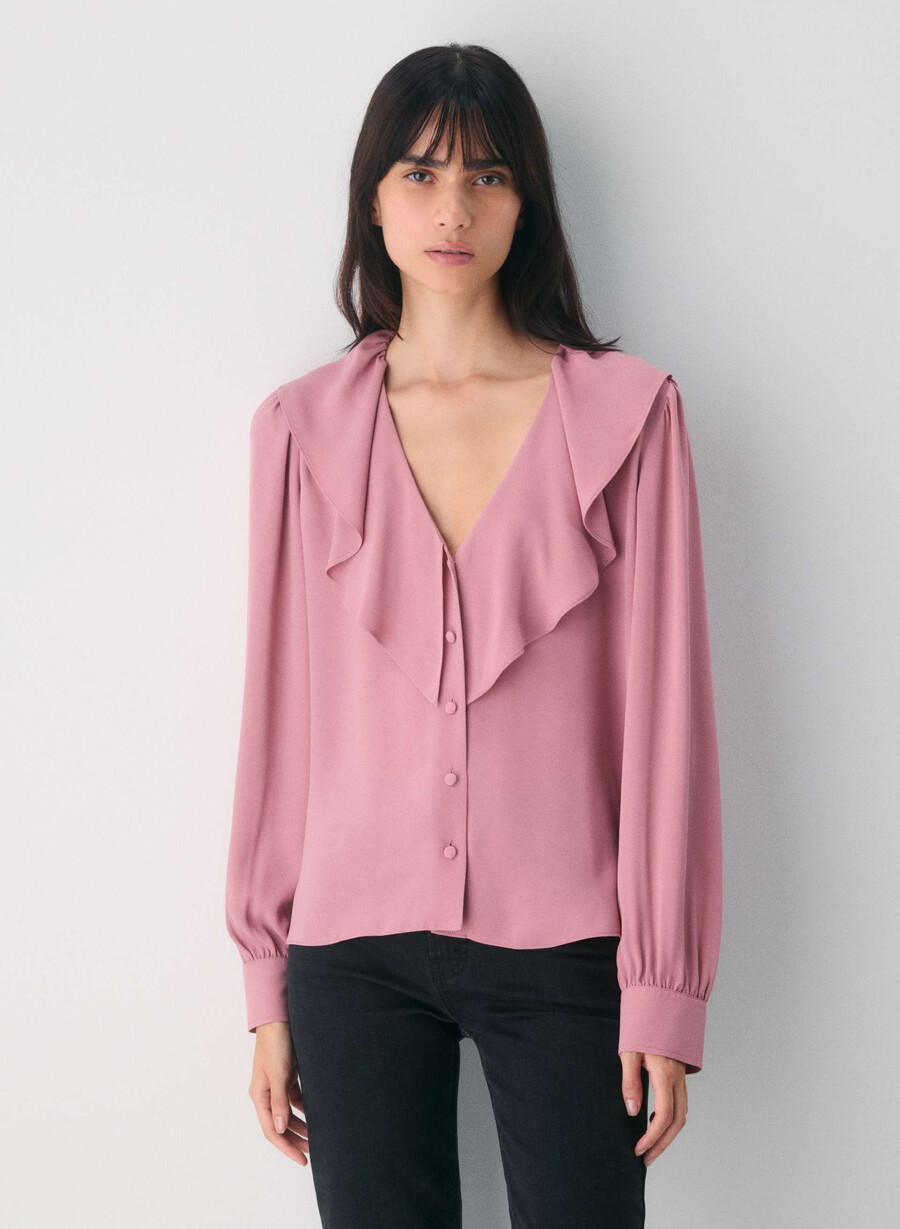 paradise blouse frozen berry