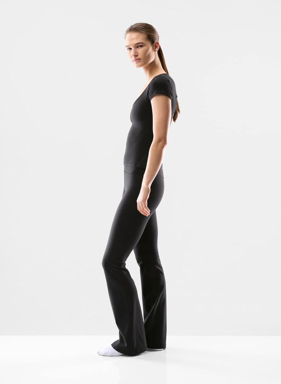 butter cheeky infinite hi flare 32 legging black