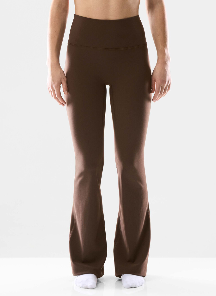 butter cheeky infinite hi flare 32 legging rich mocha brown