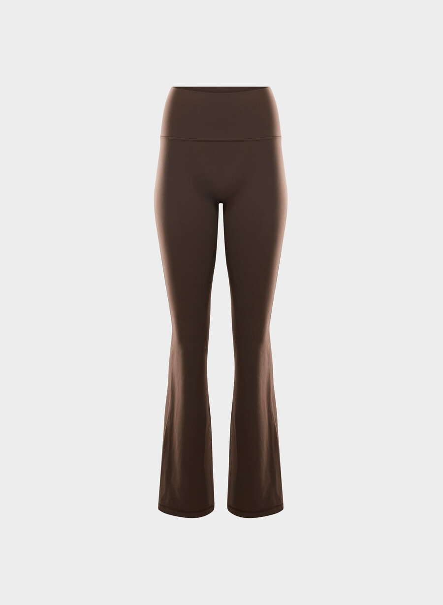 butter cheeky infinite hi flare 32 legging rich mocha brown