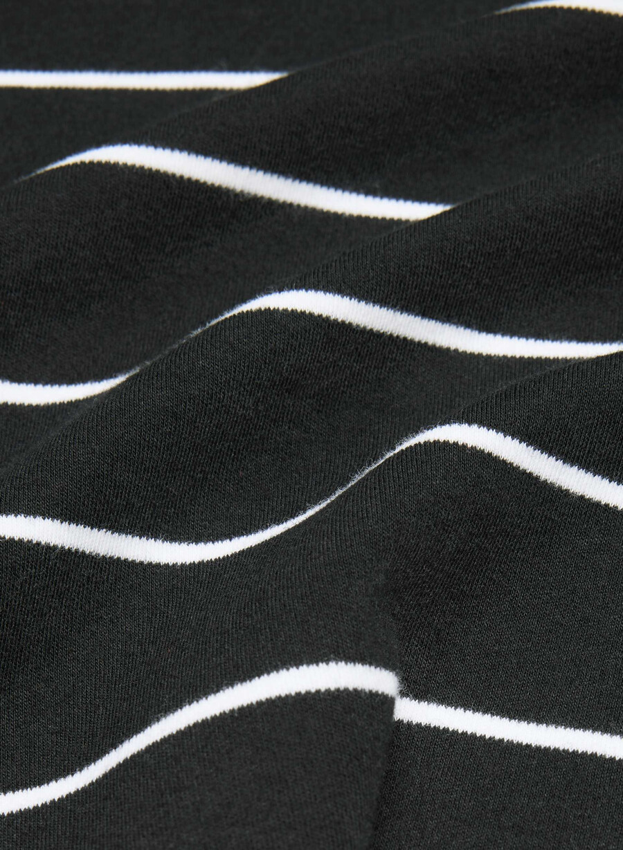interlock cotton barclay t-shirt blackwhite