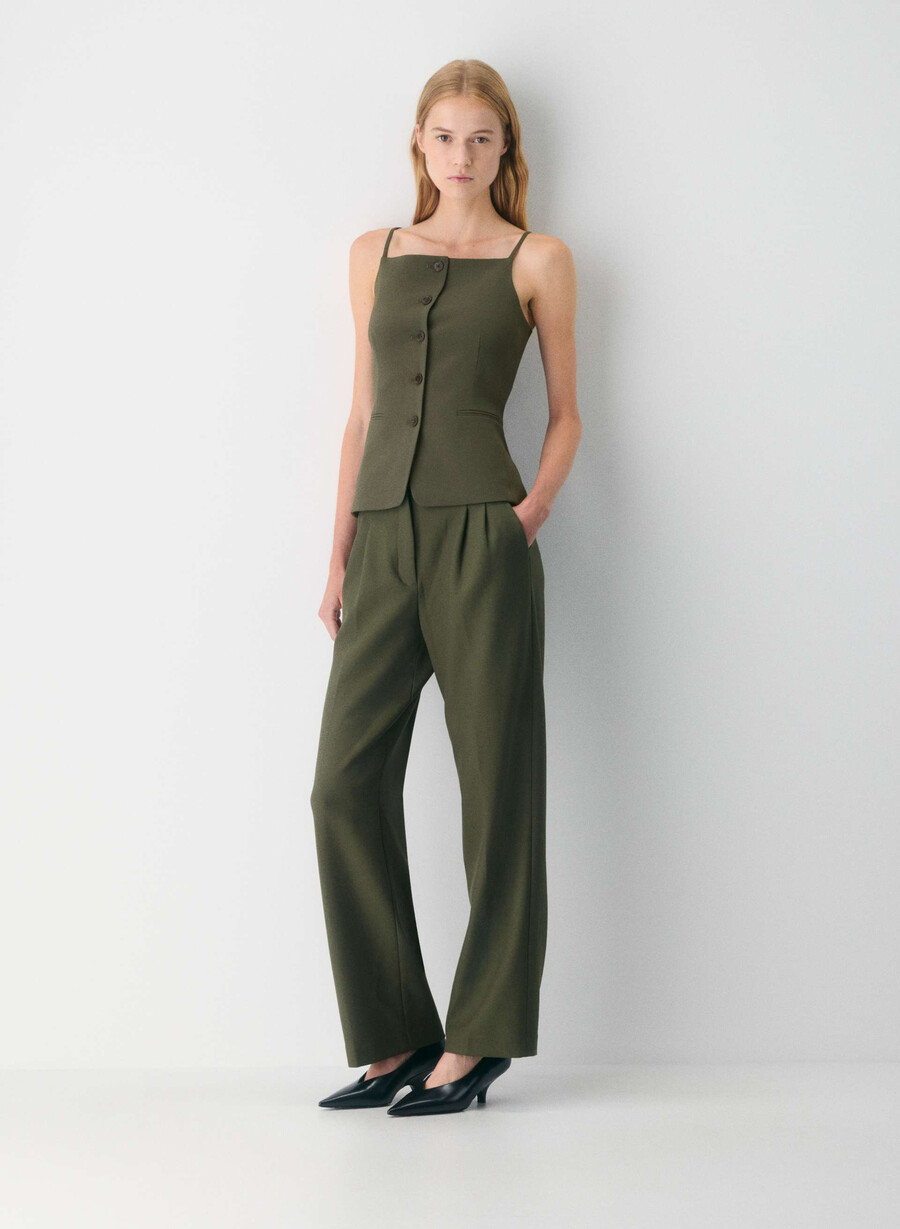 inheritance top dark olive