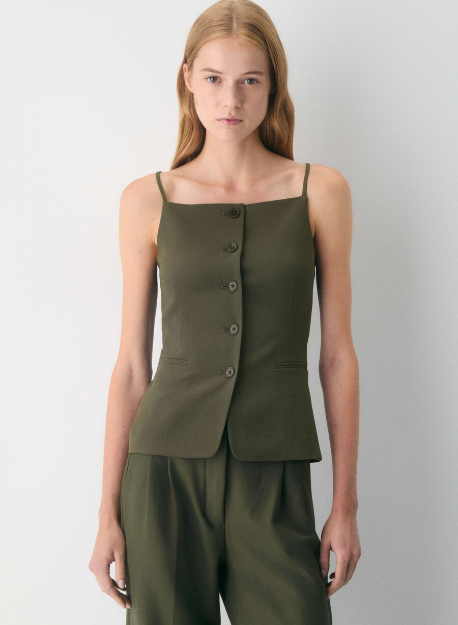 inheritance top dark olive