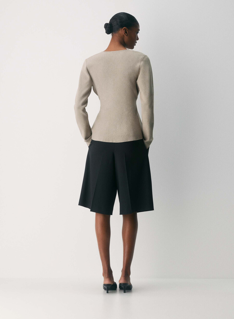commuter cardigan - wonder yarn black