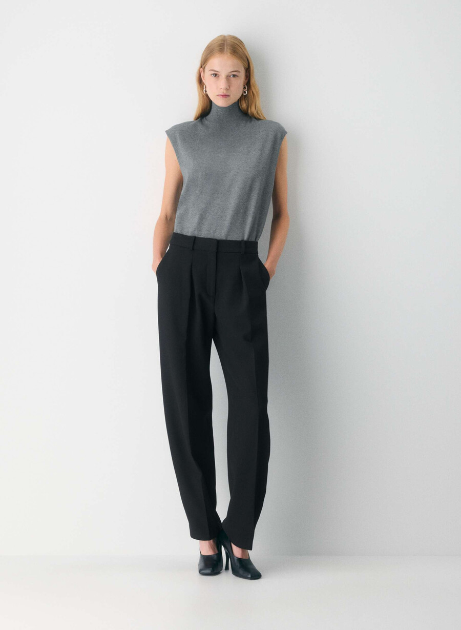 montrose sweater vest heather dark grey