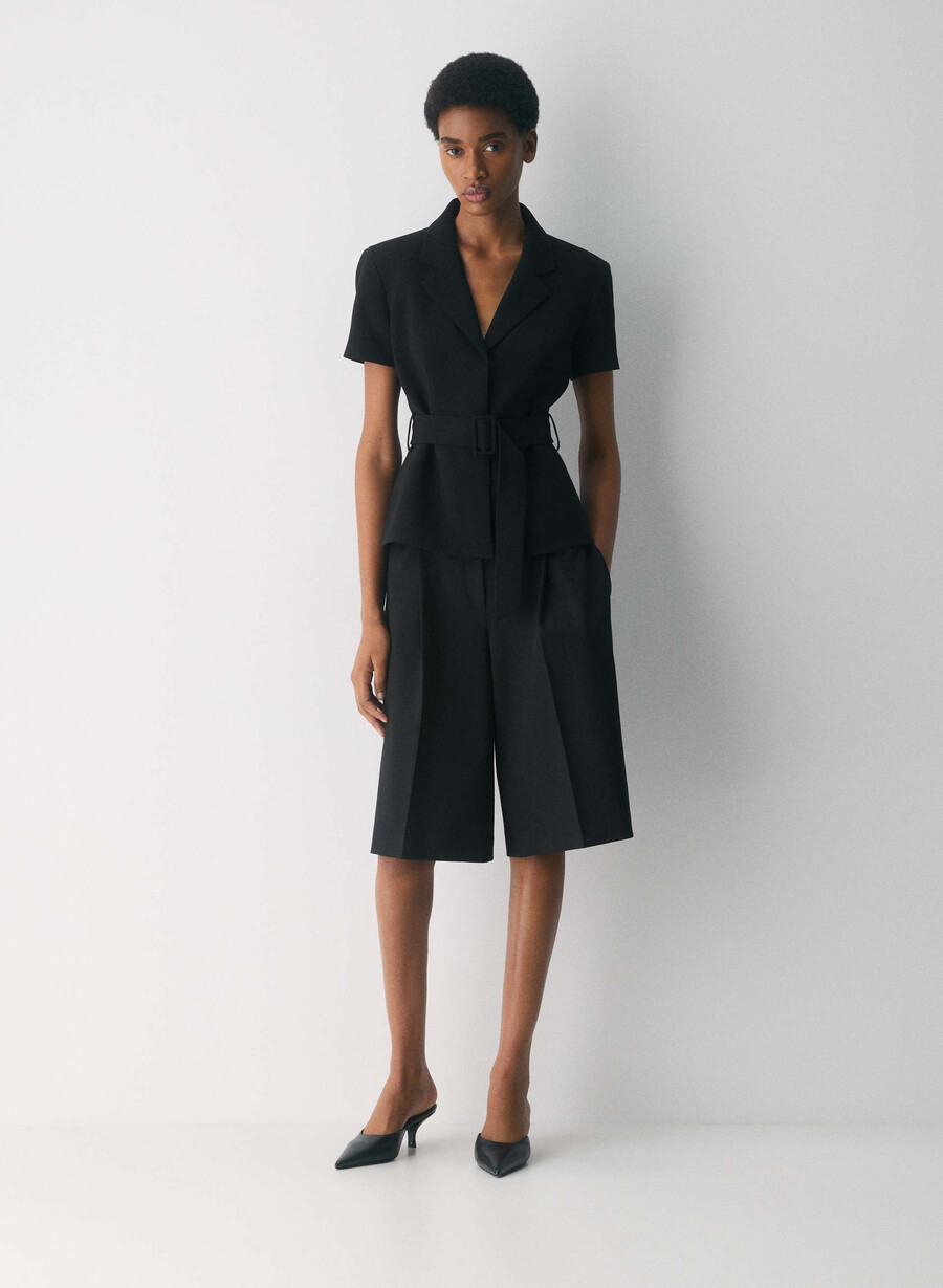 brynn jacket - sway crepe black
