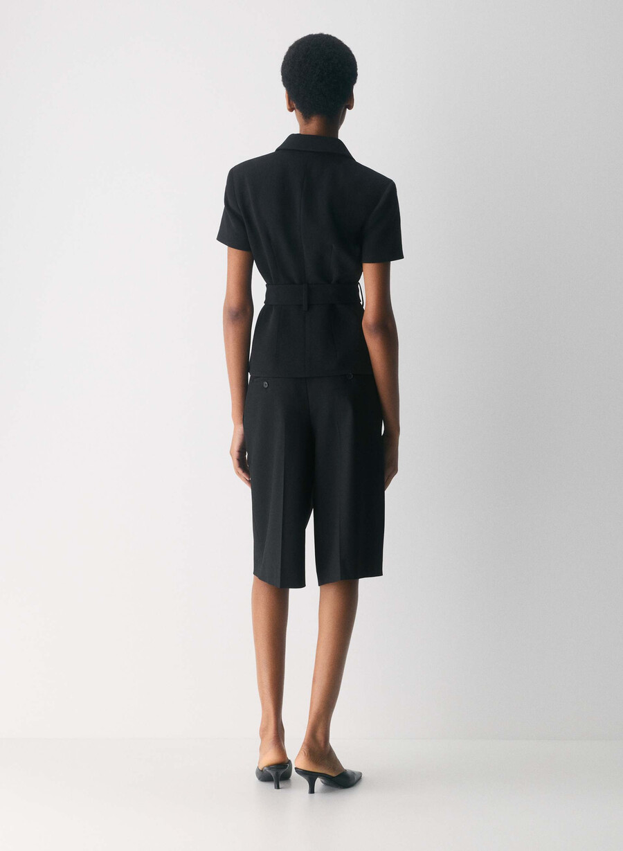 brynn jacket - sway crepe black