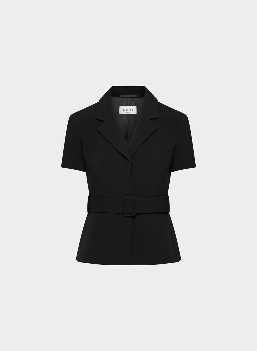 brynn jacket - sway crepe black