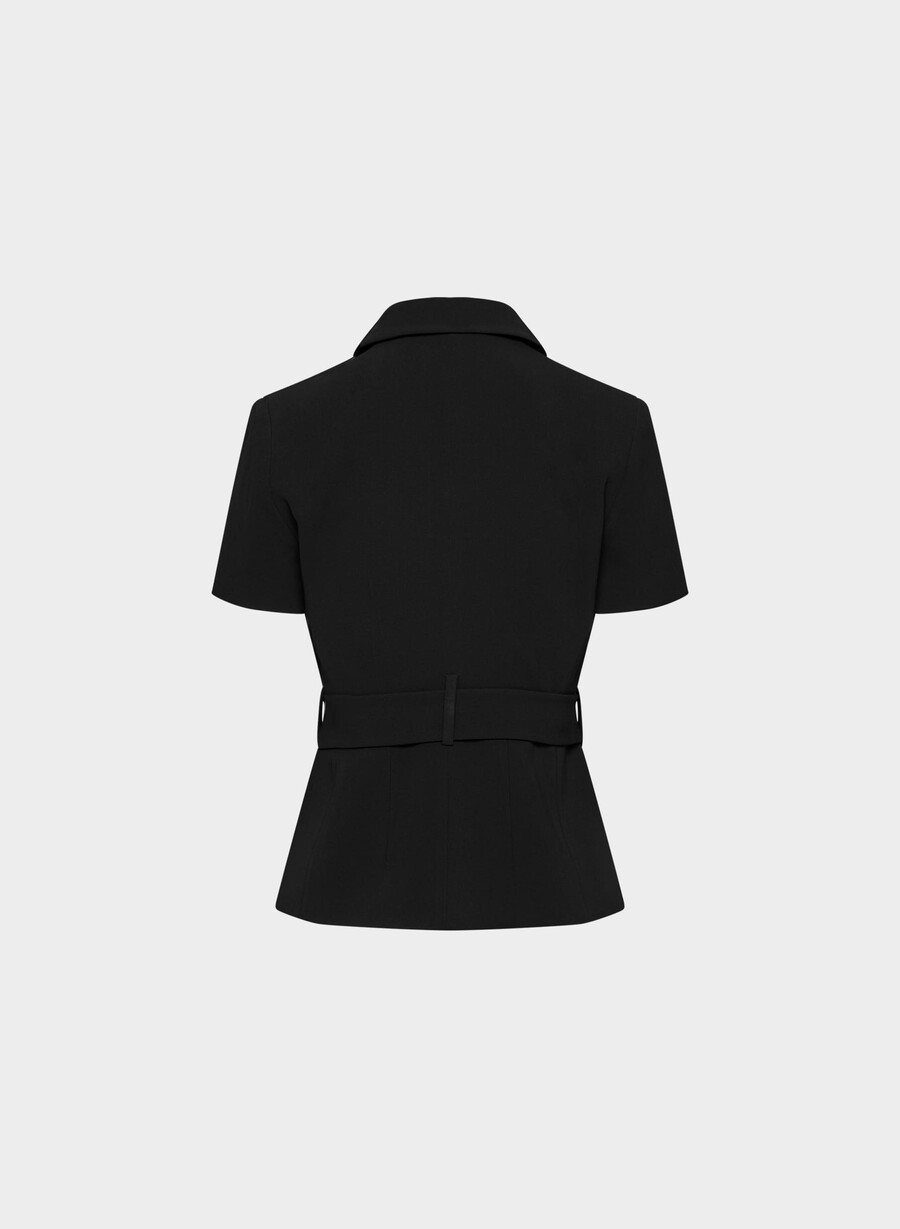 brynn jacket - sway crepe black
