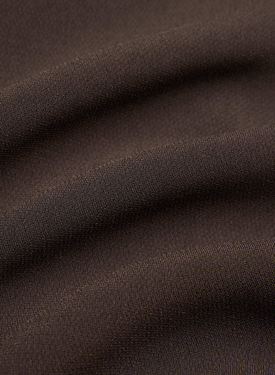 brynn jacket - sway crepe rich mocha brown