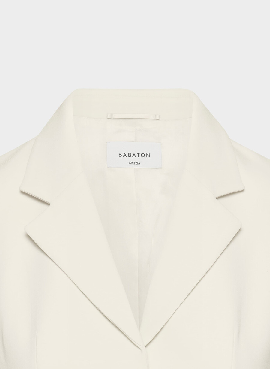 brynn jacket - sway crepe vintage white