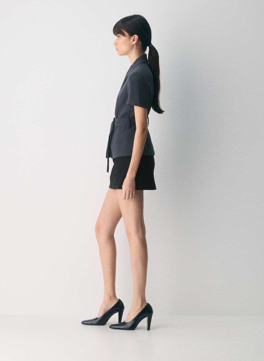 brynn jacket - sway crepe dark night navy