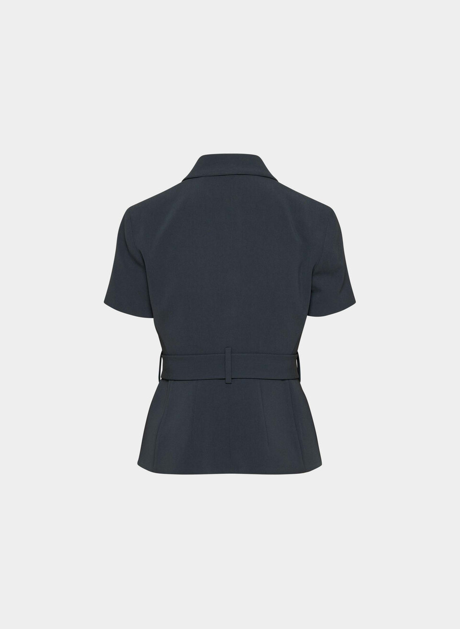 brynn jacket - sway crepe dark night navy