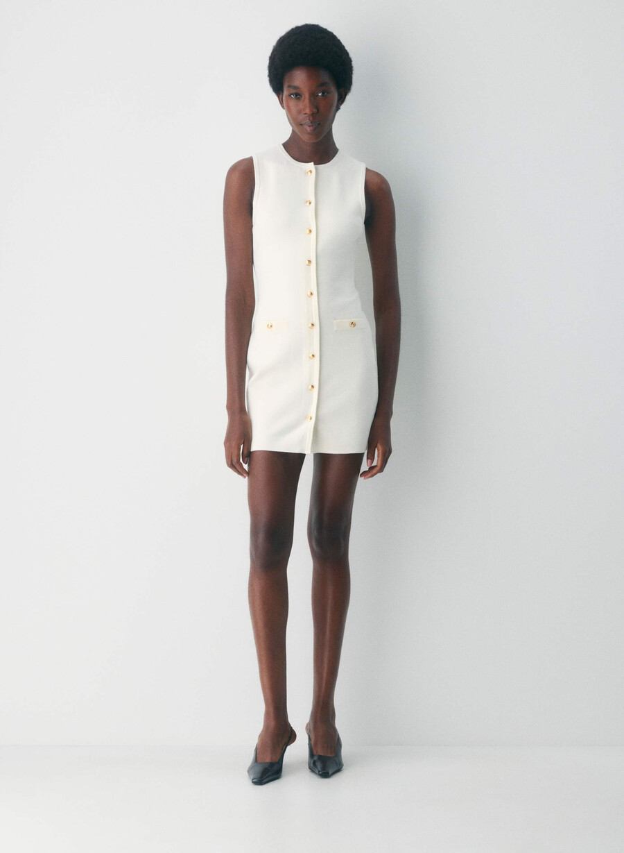 draper dress light birch