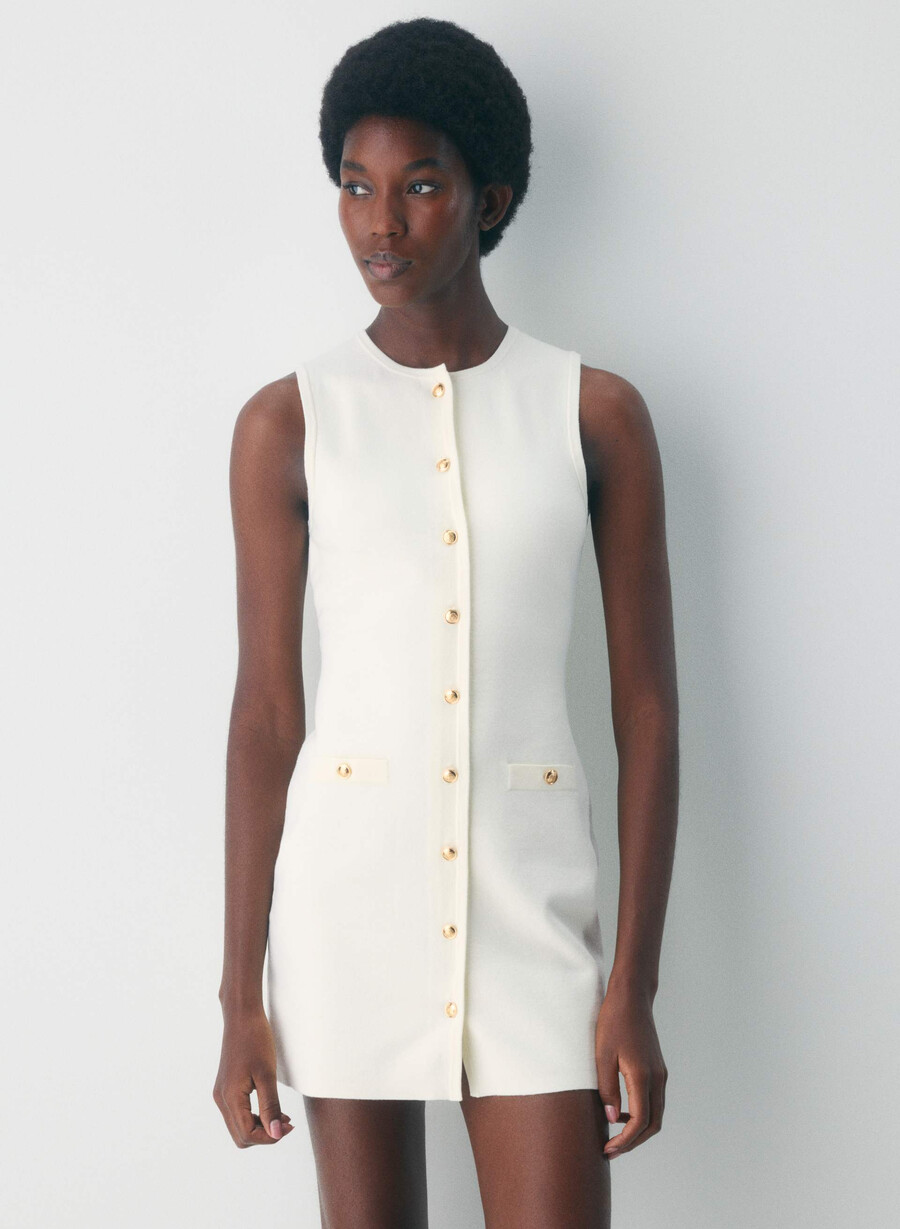 draper dress light birch