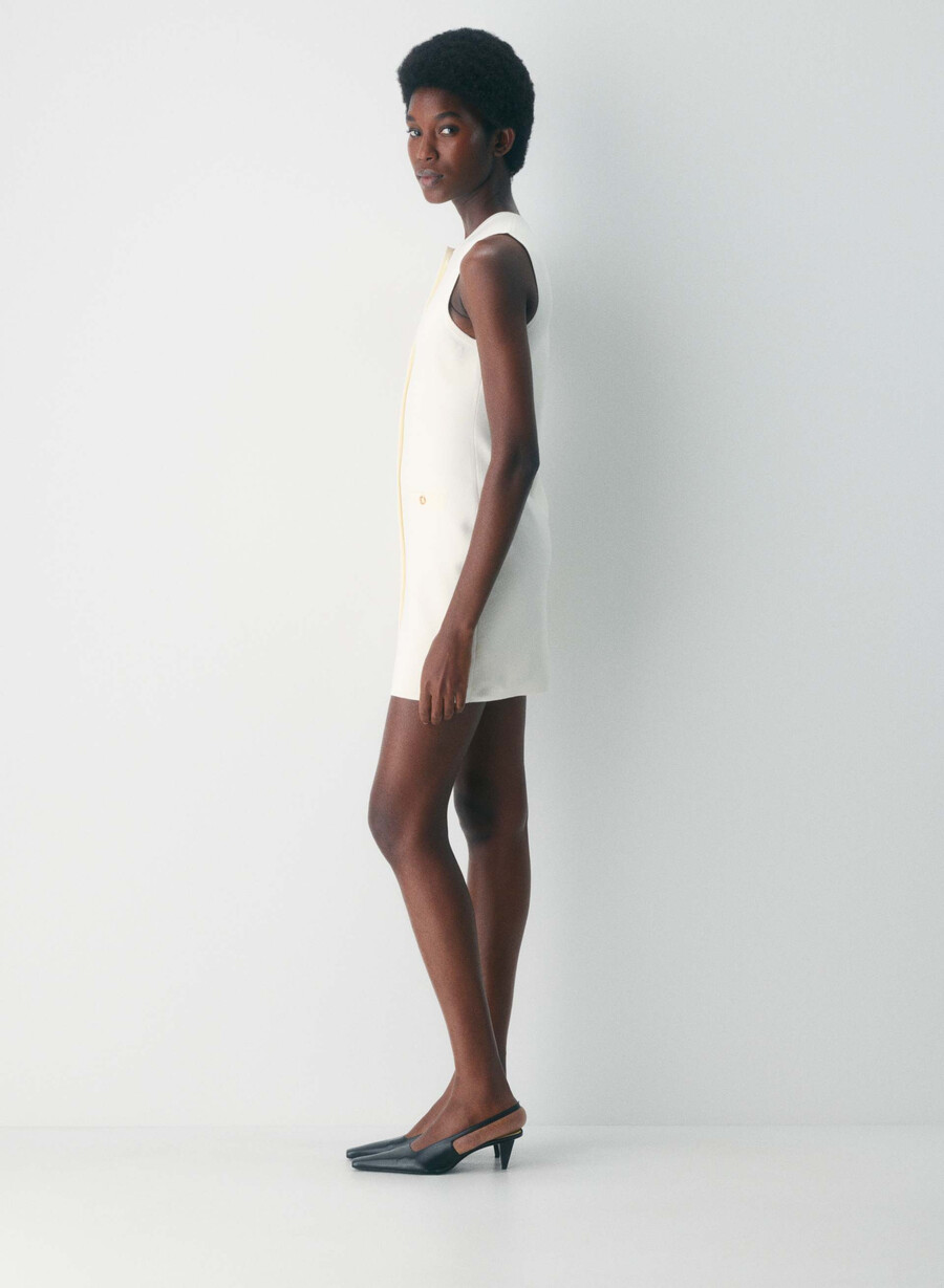 draper dress light birch