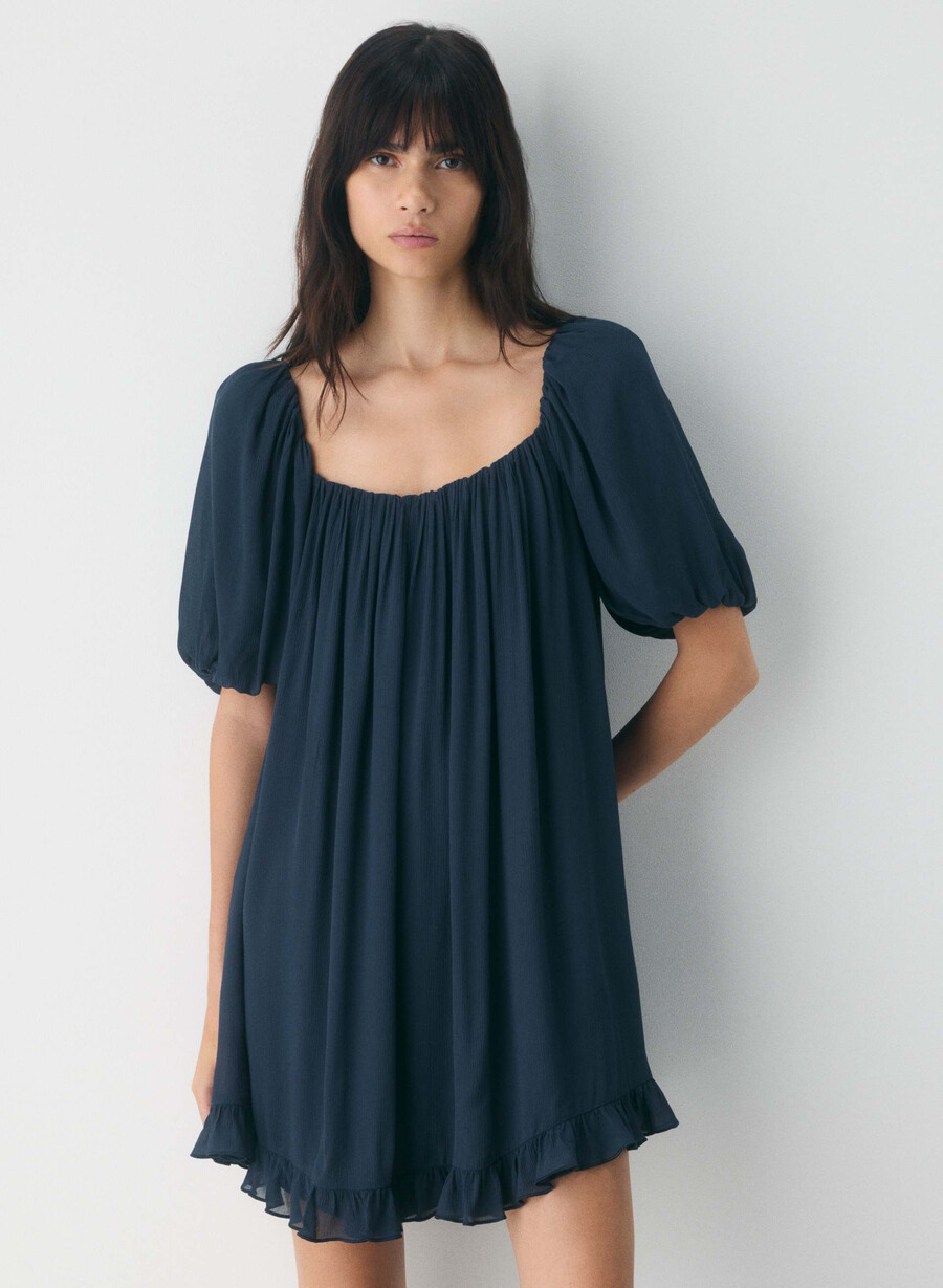 sunset dress dark night navy