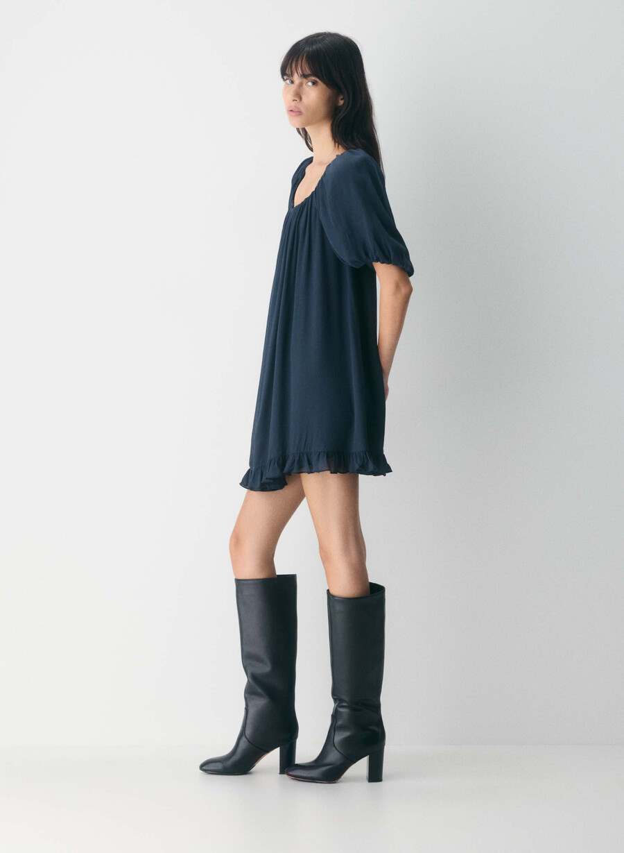 sunset dress dark night navy