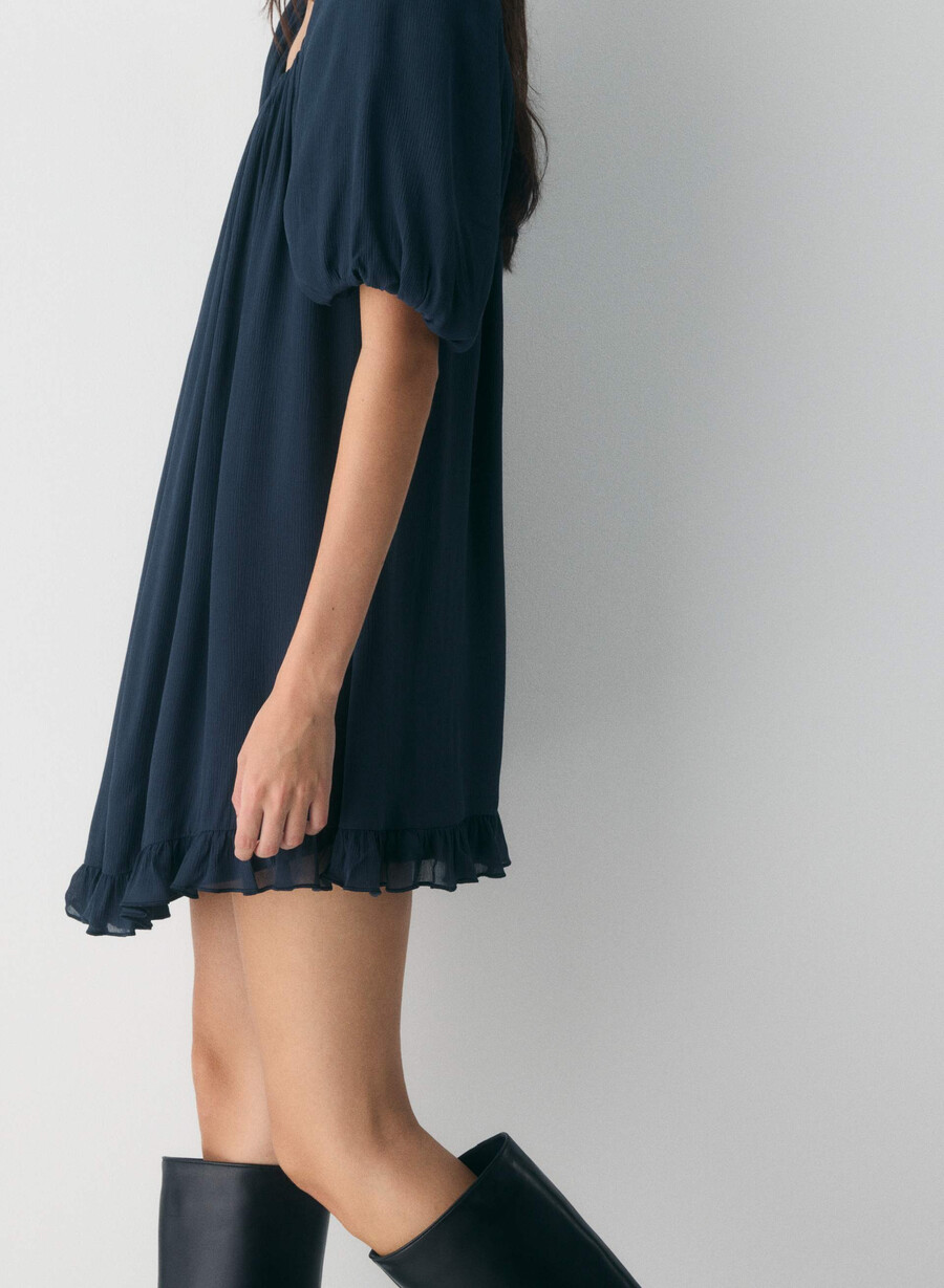 sunset dress dark night navy