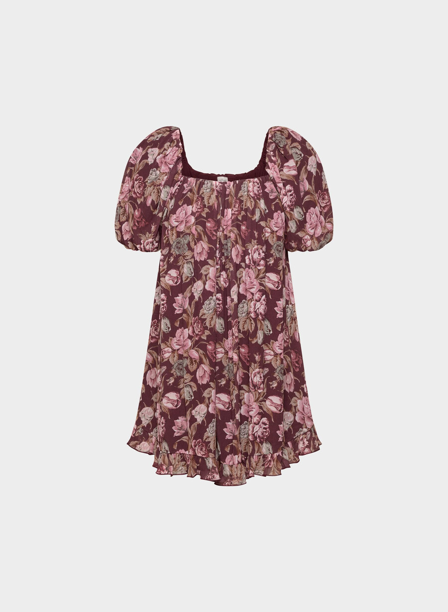 sunset dress cordovan frzn berry