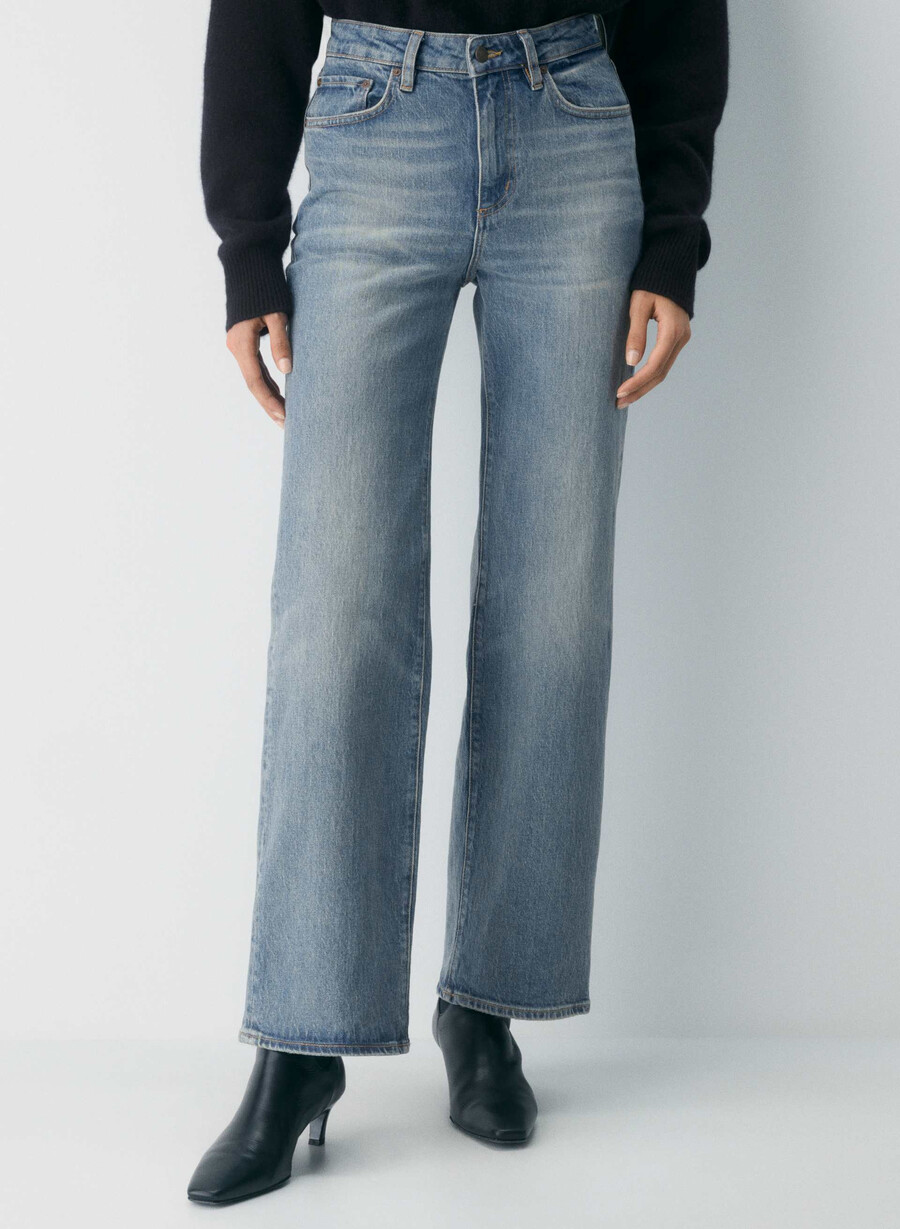 denim forum remy hi-rise wide jean vintage medium blue