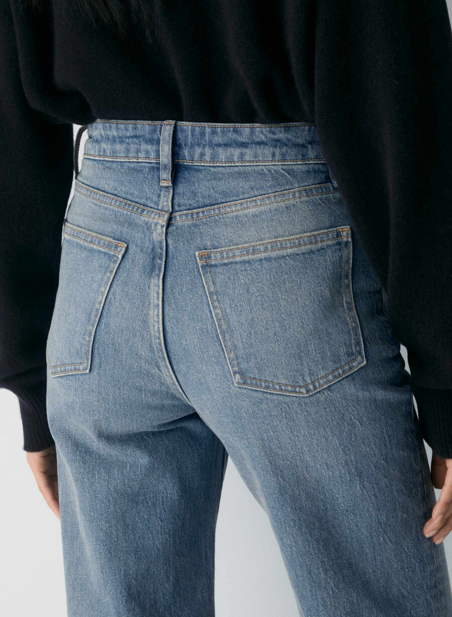denim forum remy hi-rise wide jean vintage medium blue