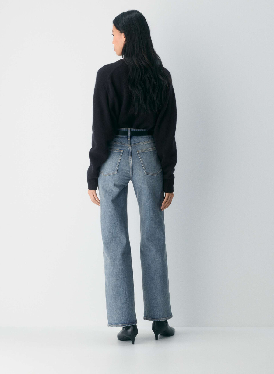 denim forum remy hi-rise wide jean vintage medium blue