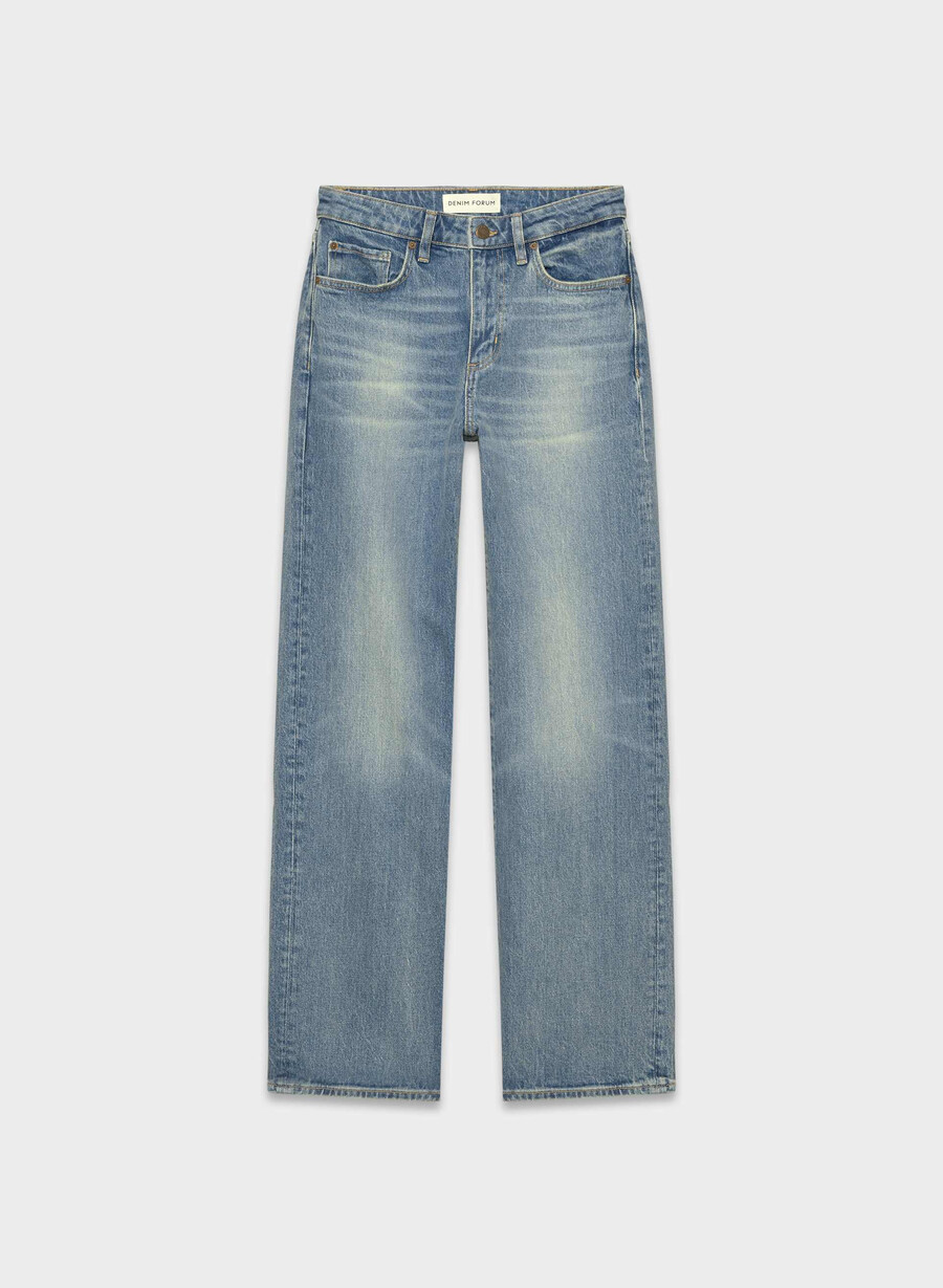 denim forum remy hi-rise wide jean vintage medium blue