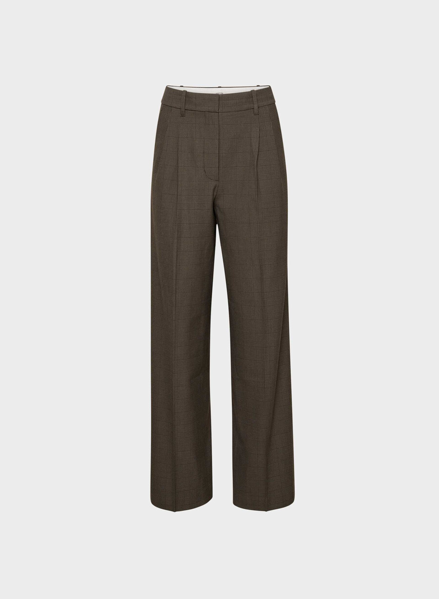 the effortless pant - twill merle chk cl tph ch