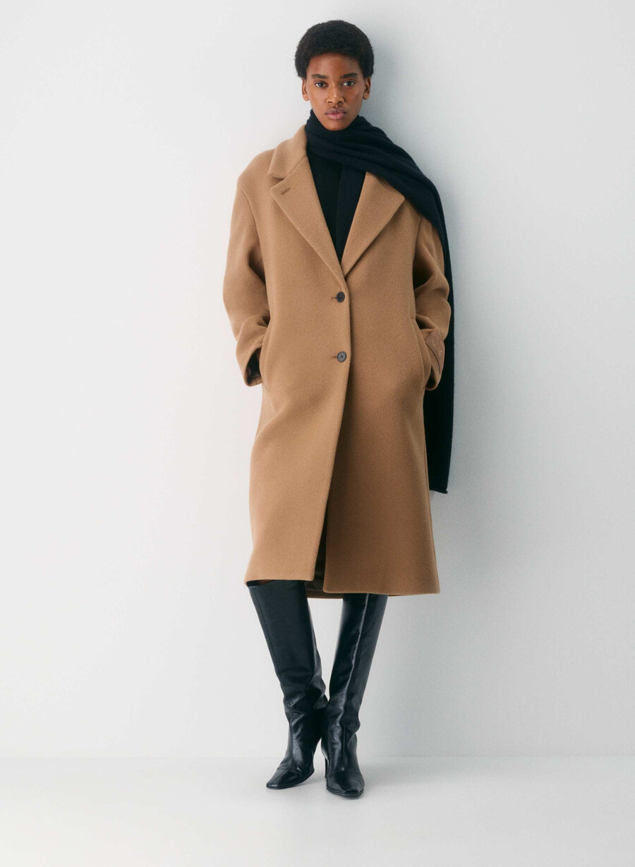 the only coat - soft wool cashmere saville