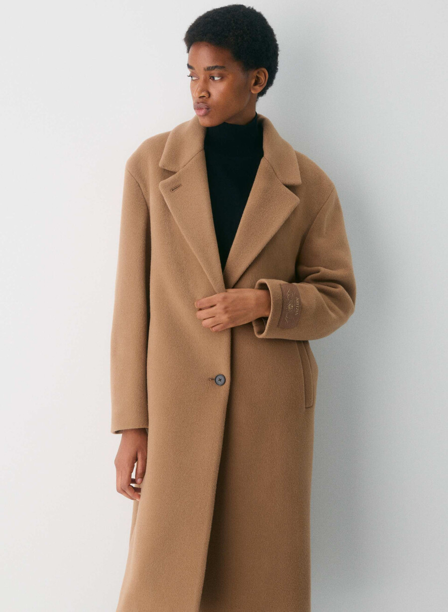 the only coat - soft wool cashmere saville